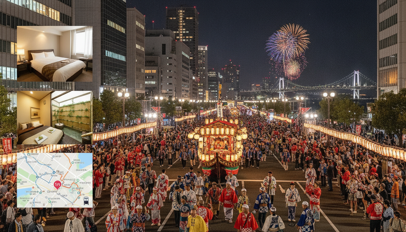 博多どんたく港まつりへの旅で便乗値上げに遭遇?ビジホや高級宿で温泉に泊まり1時間で移動するコツは?
