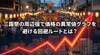 三国祭の周辺宿で価格の異常値グラフを避ける回避ルートとは？