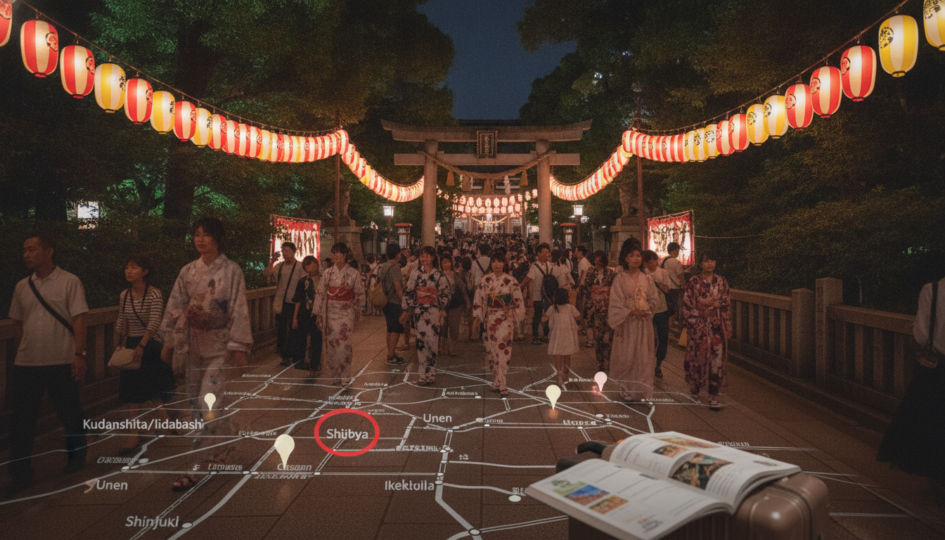 別の街に泊まる際の具体的エリア案