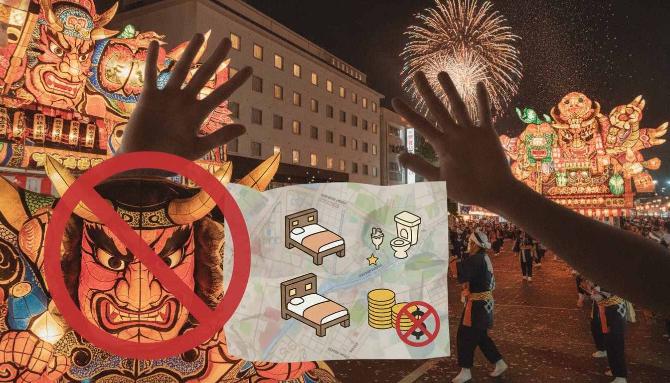青森ねぶた祭で宿選びに失敗しないための結論とは？