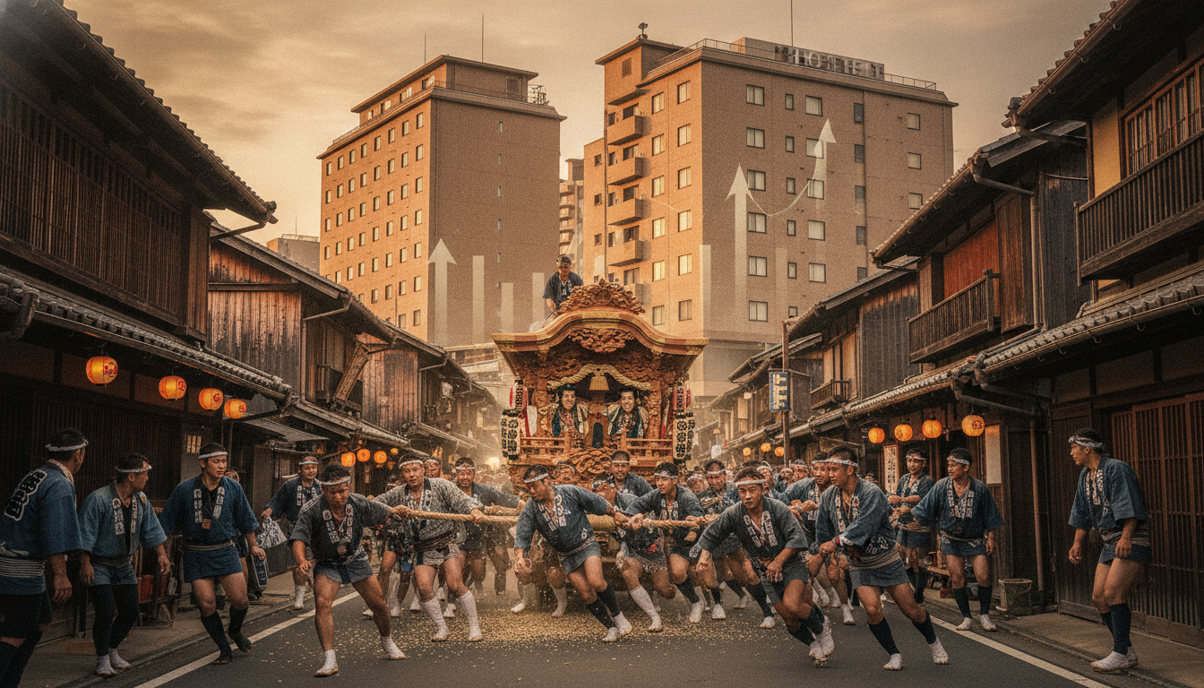 なぜ祭り期間中に宿泊価格が高騰するのか？