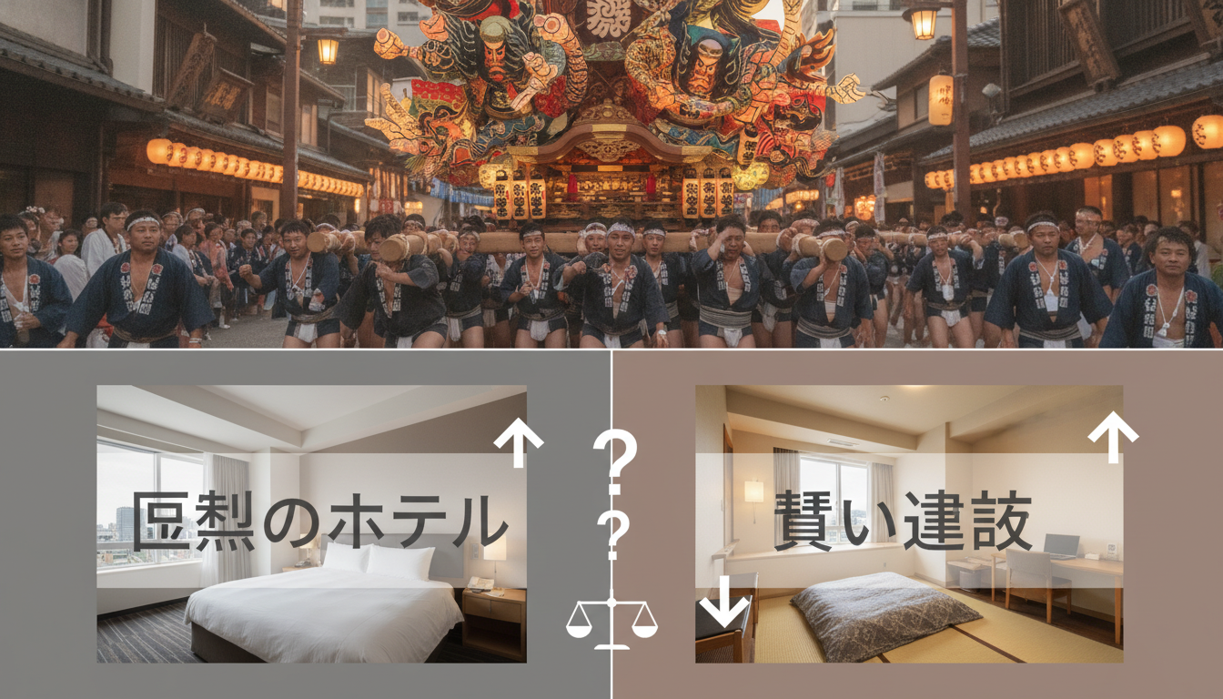 博多祇園山笠の周辺ホテルで異常な値段を回避する結論
