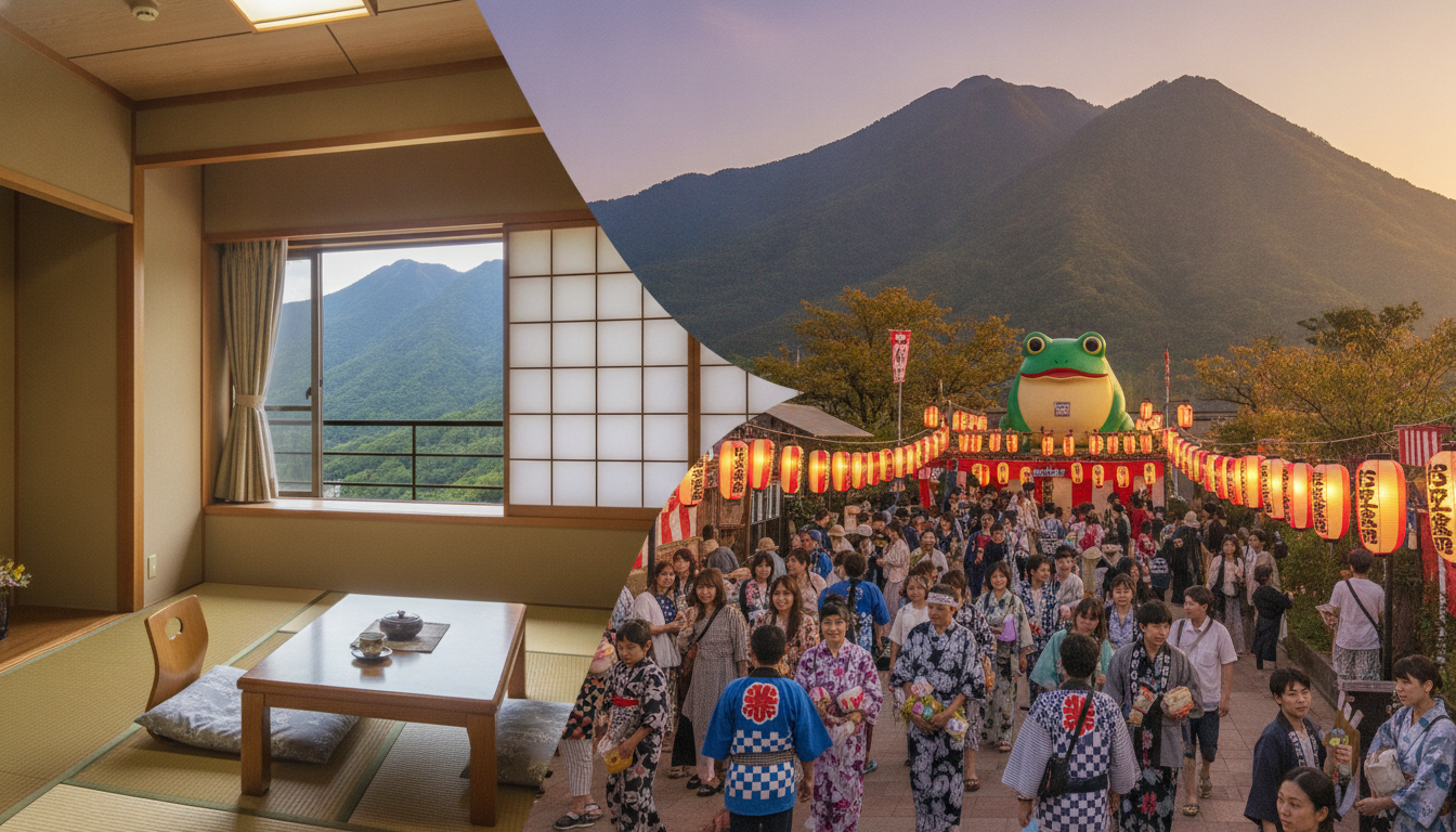 筑波山周辺の宿泊料金は通常期と祭り期で大きく異なる